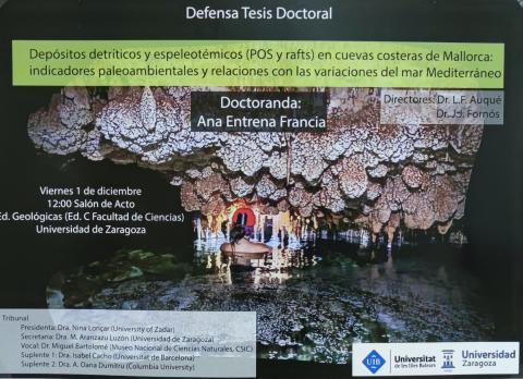 Acto de defensa de la Tesis Doctoral de Ana Entrena Francia