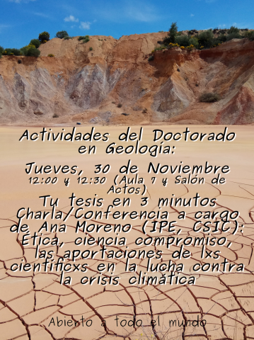 Actividades del Doctorado - Jueves 30 de noviembre